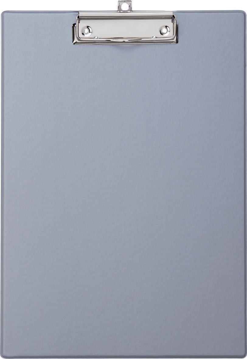 MAUL klemplaat pvc A4 staand zilver MAUL klemplaat pvc A4 staand zilver