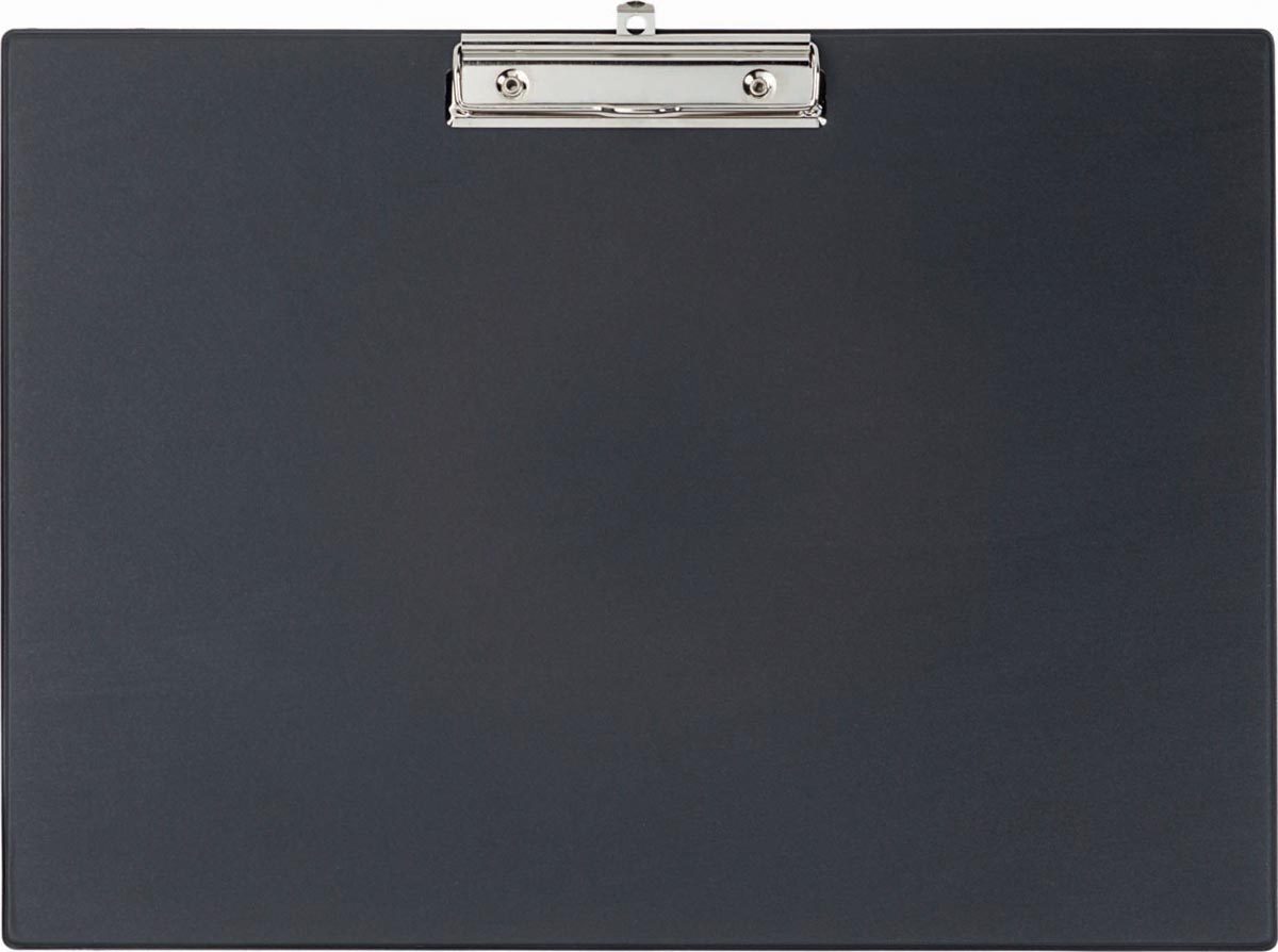 MAUL klemplaat pvc A3 liggend zwart MAUL klemplaat pvc A3 liggend zwart
