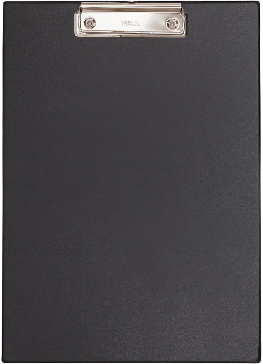 MAUL klemplaat Poly, PP folie, A4 staand, zwart afbeelding