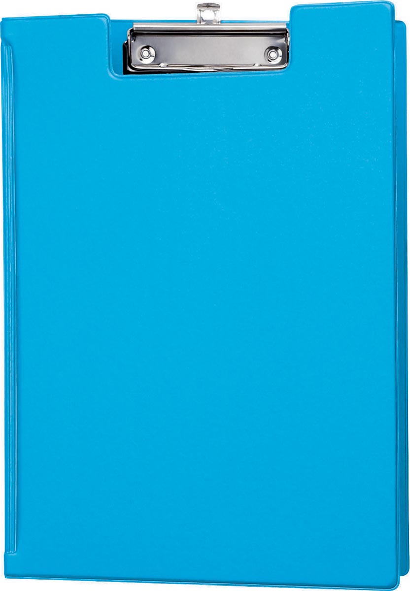MAUL klembordmap met insteek binnenzijde A4 staand neon blauw afbeelding