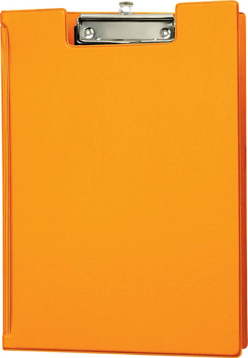 MAUL klembordmap met insteek binnenzijde pvc A4 staand oranje MAUL klembordmap met insteek binnenzijde pvc A4 staand oranje