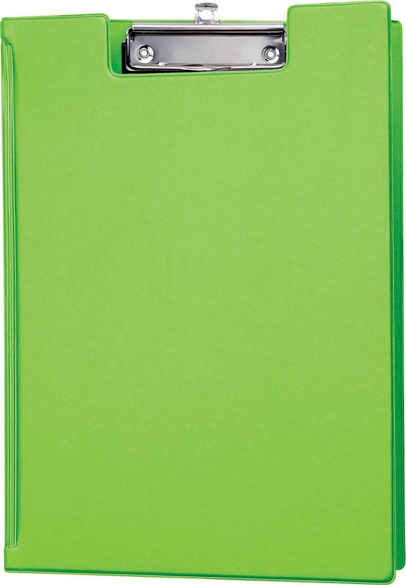 MAUL klembordmap met insteek binnenzijde pvc A4 staand neon groen MAUL klembordmap met insteek binnenzijde pvc A4 staand neon groen