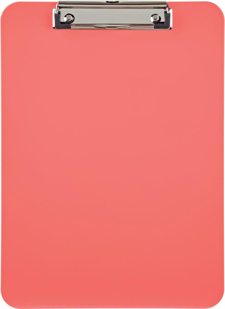 MAUL klemplaat hard kunststof A4 staand roze niet transparant MAUL klemplaat hard kunststof A4 staand roze niet transparant