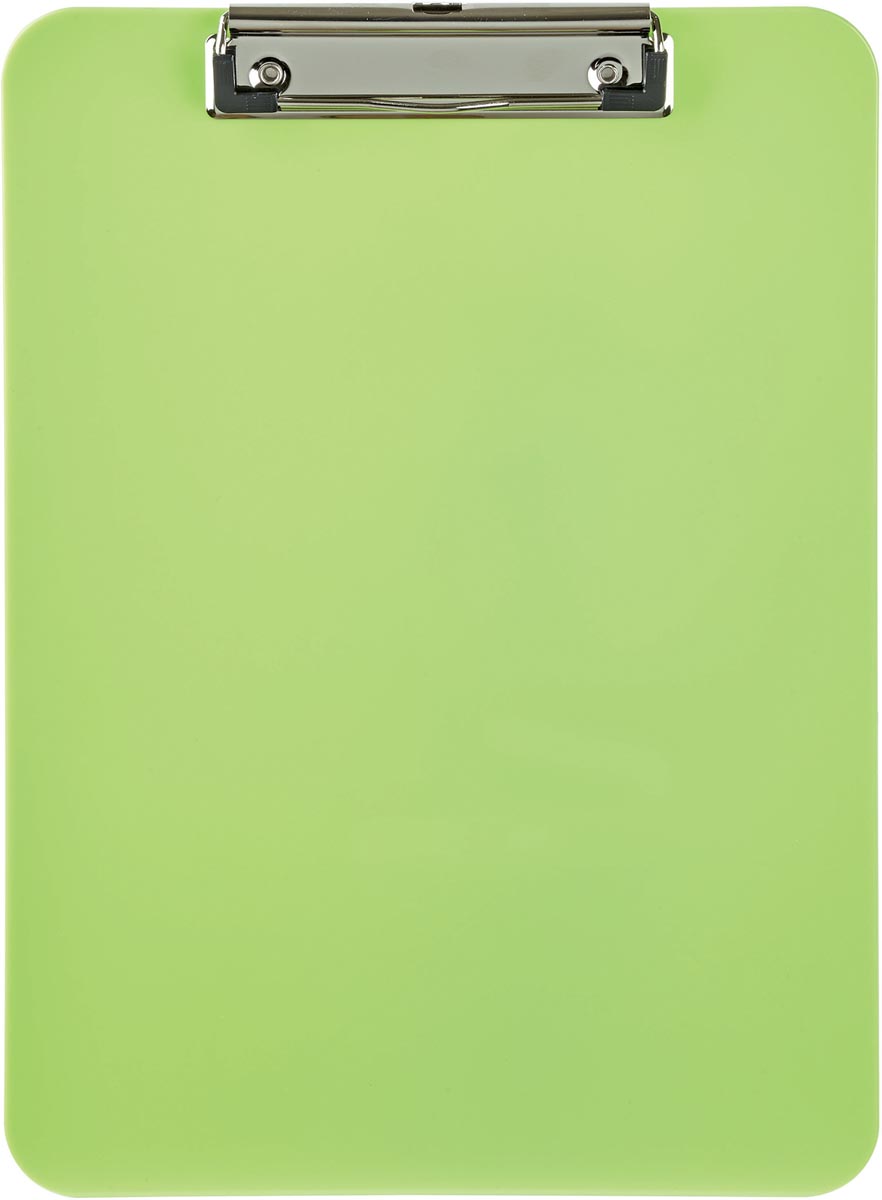 MAUL klemplaat hard kunststof A4 staand lime groen niet transparant MAUL klemplaat hard kunststof A4 staand lime groen niet transparant