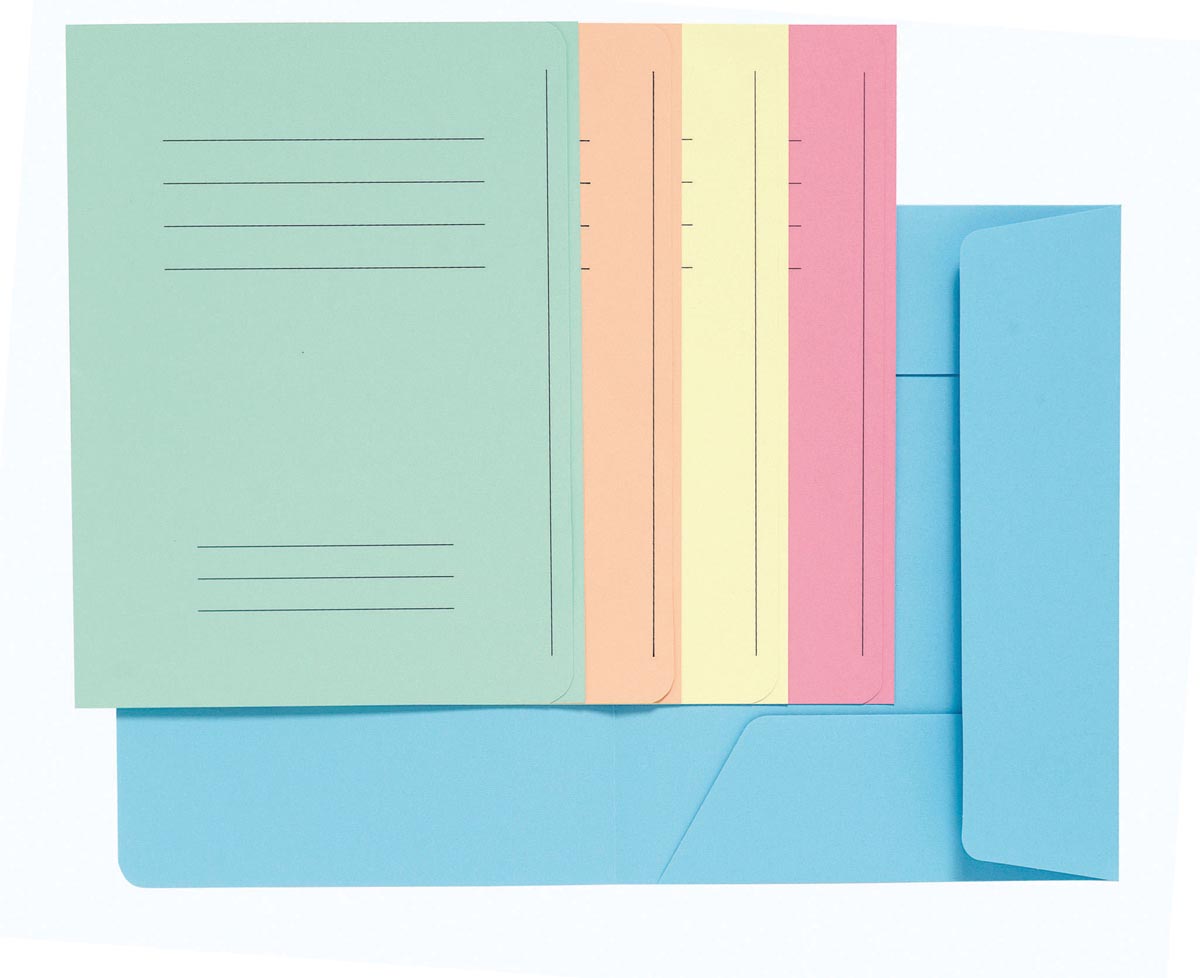 Exacompta Dossiermap Super 210 Met 3 Kleppen Geassorteerde Kleuren huismerk kopen in de aanbieding Exacompta Dossiermap Super 210 Met 3 Kleppen Geassorteerde Kleuren huismerk kopen in de aanbieding