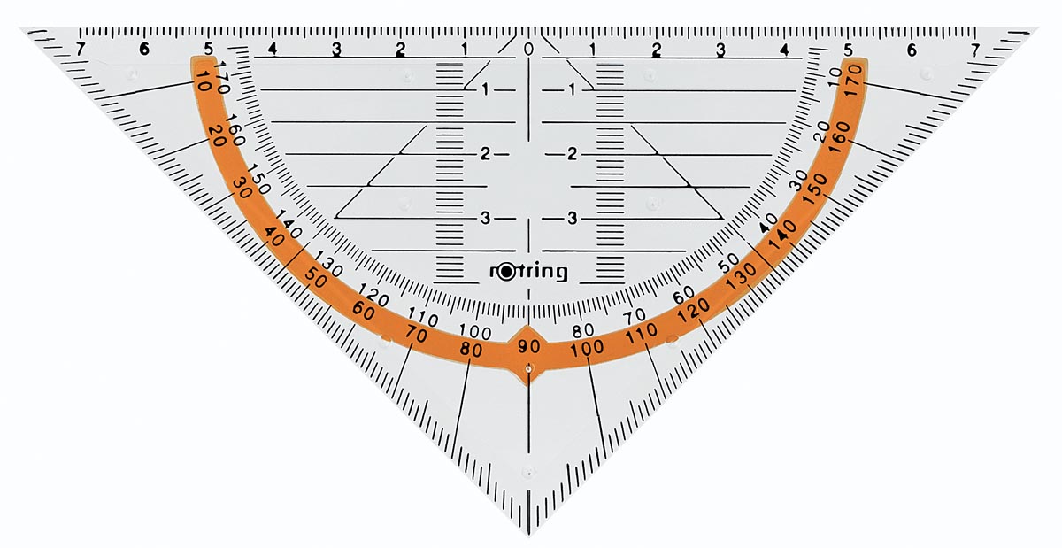 rotring geodriehoek Centro