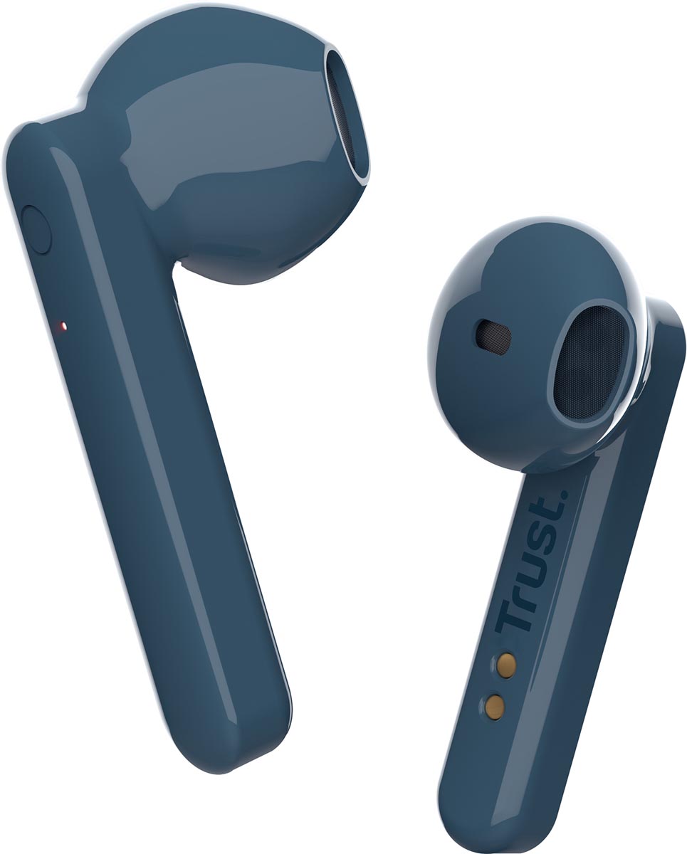 Trust Primo Touch Bluetooth draadloze oortjes, blauw Trust Primo Touch Bluetooth draadloze oortjes, blauw