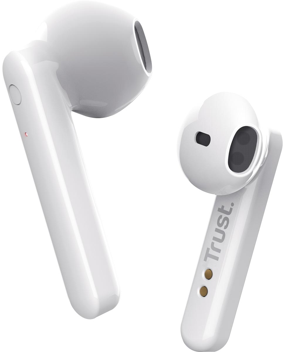 Trust Primo Touch Bluetooth draadloze oortjes, wit Trust Primo Touch Bluetooth draadloze oortjes, wit