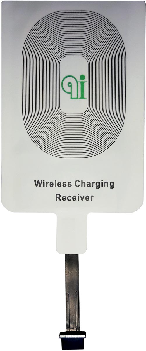 Adapter voor draadloos opladen smartphones aan bureaulamp Qi, geschikt voor Android