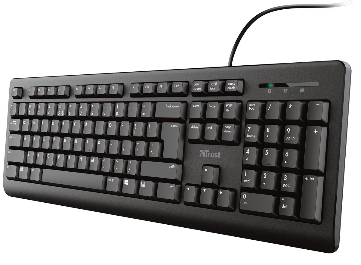 Trust Primo toetsenbord, qwerty afbeelding