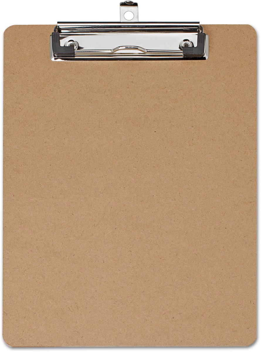 MAUL klemplaat Basic, hardboard karton, A5 staand, bruin afbeelding
