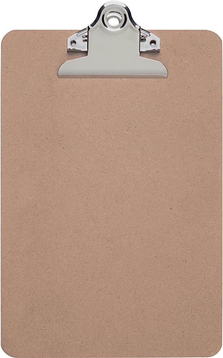 MAUL klemplaat Classic, hardboard karton, A5 staand, bruin afbeelding