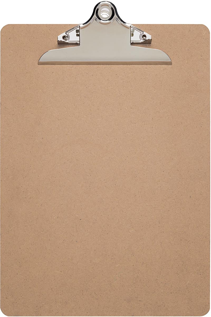 MAUL klemplaat Classic, hardboard karton, A4 staand, bruin afbeelding