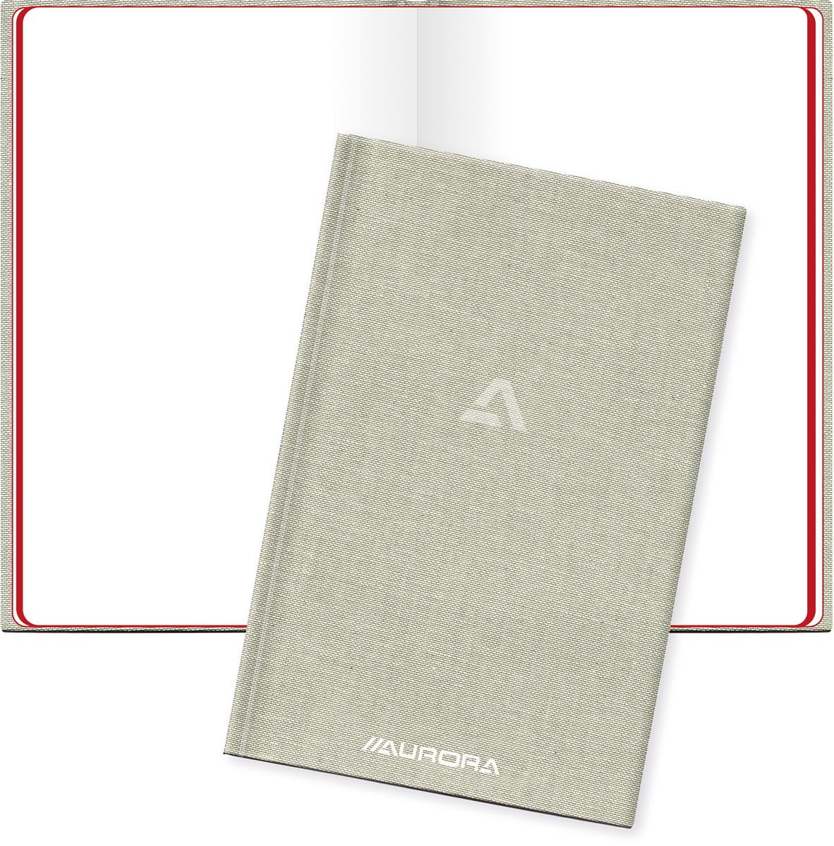Aurora Copybook ft 14,5 x 22 cm, blanco, 192 bladzijden afbeelding