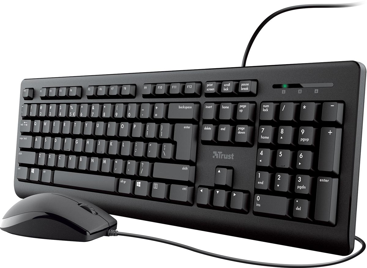 Trust Primo toetsenbord en muis, qwerty afbeelding