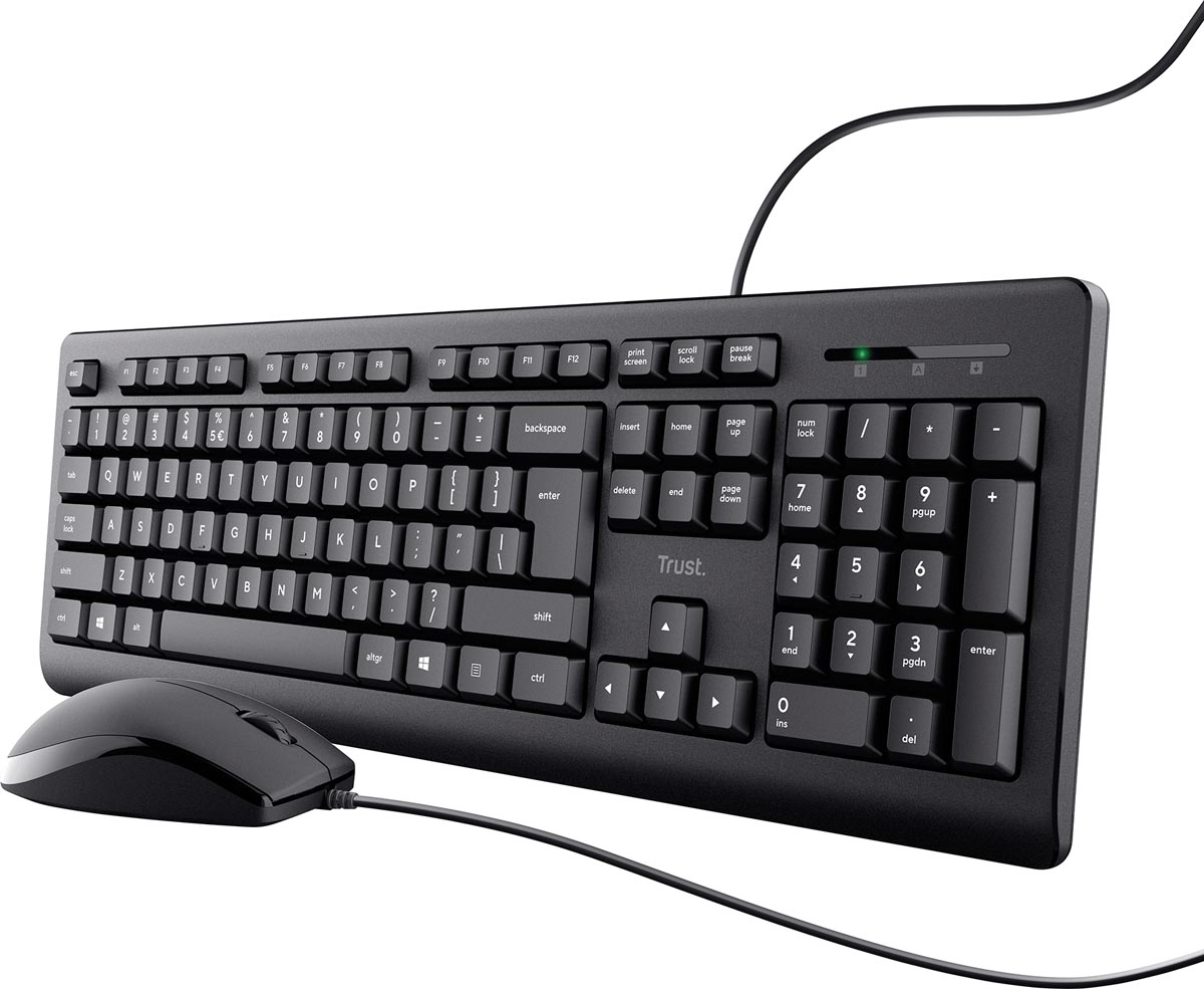 Trust toetsenbord en muis TKM-250, azerty Trust toetsenbord en muis TKM-250, azerty