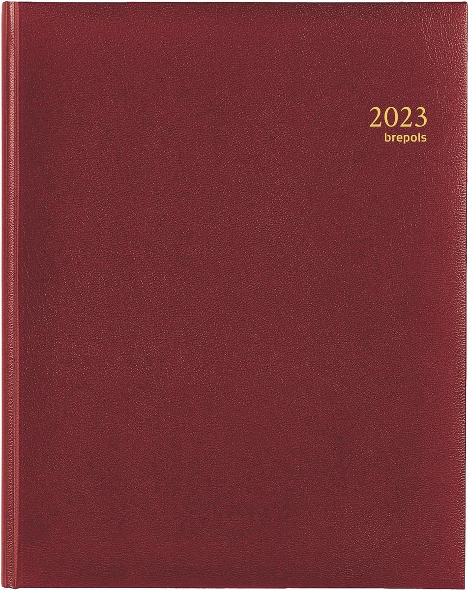 Brepols agenda Concorde Lima 6-talig, bordeaux, 2023 Brepols agenda Concorde Lima 6-talig, bordeaux, 2023