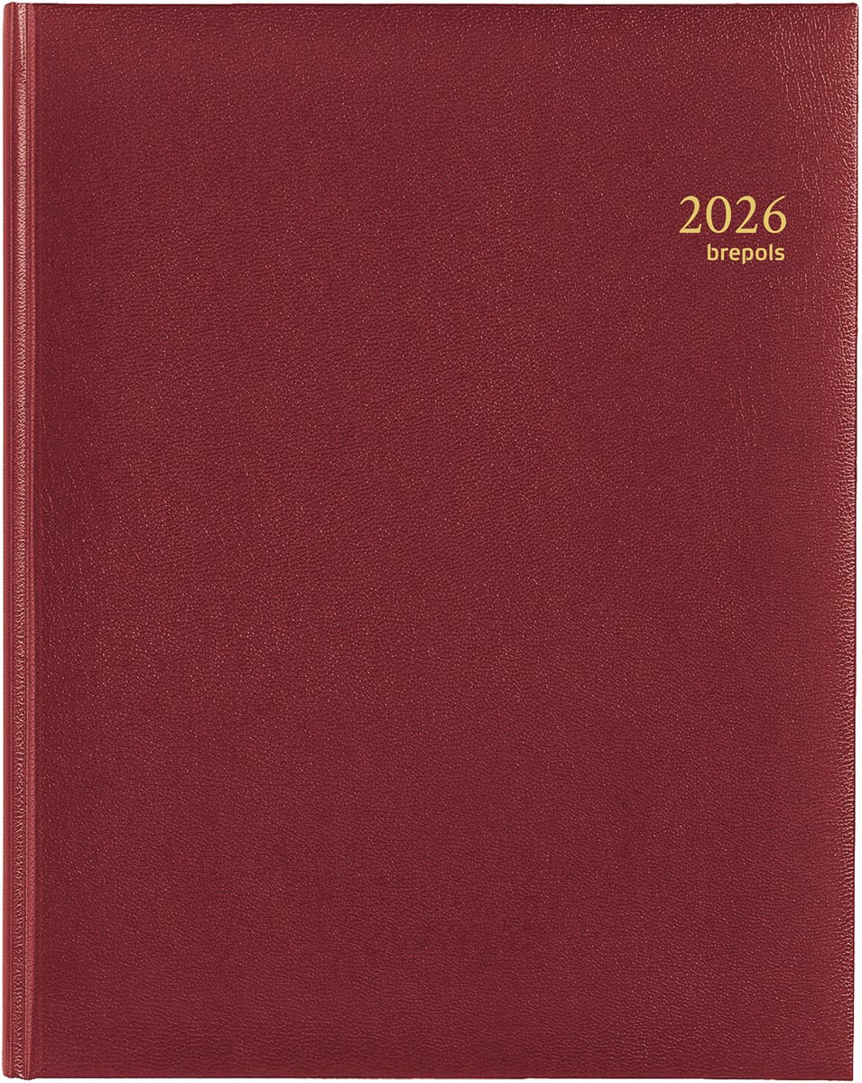 Brepols agenda Concorde Lima 6-talig, bordeaux, 2026