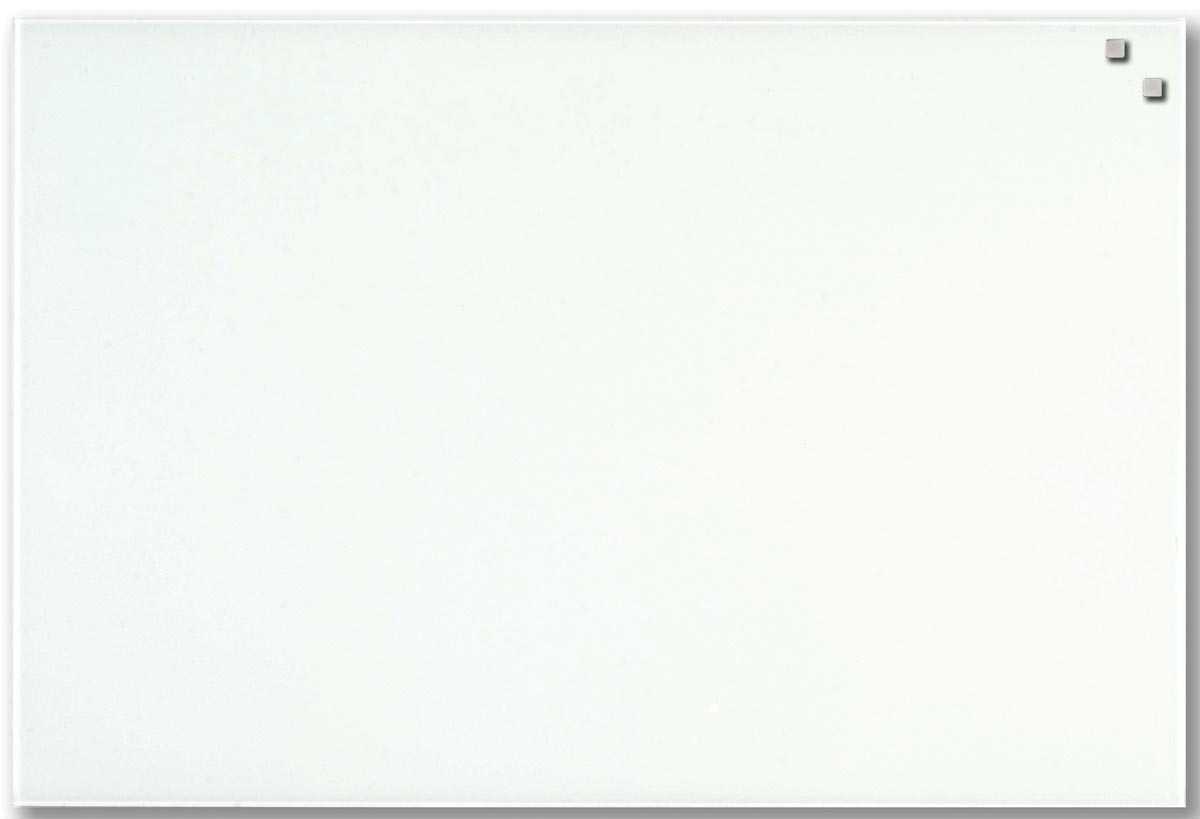 Naga Magnetisch glasbord, wit, ft 40 x 60 cm