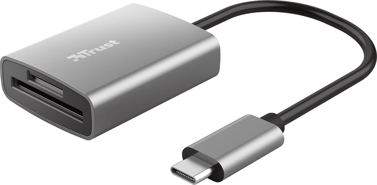 Trust Dalyx USB-C geheugenkaartlezer Trust Dalyx USB-C geheugenkaartlezer