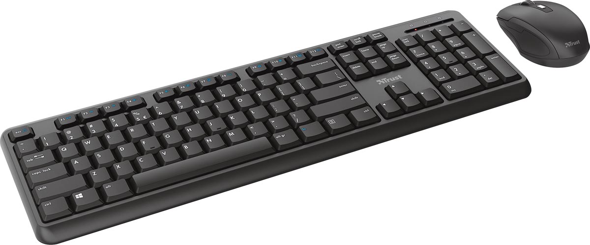 Trust Ody draadloos stil toetsenbord en muis, azerty Trust Ody draadloos stil toetsenbord en muis, azerty