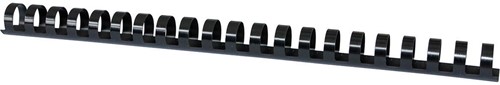 OFFICE products bindruggen, pak van 100 stuks, 16 mm, zwart
