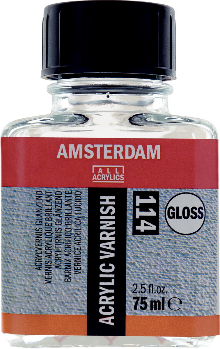 Amsterdam acrylvernis glanzend, flesje van 75 ml