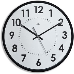 Orium by CEP wandklok, quartz, diameter 30 cm, zwart
