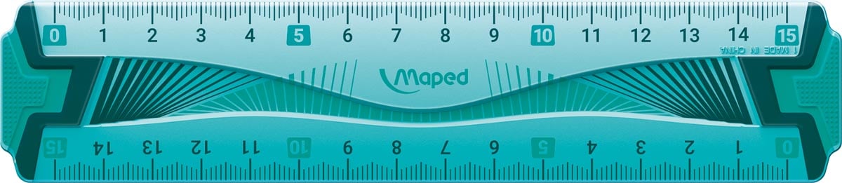 Maped lat Flex onbreekbaar 15 cm, met dubbele graduatie afbeelding