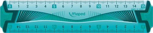 Maped latte Flex incassable, 15 cm, double graduation