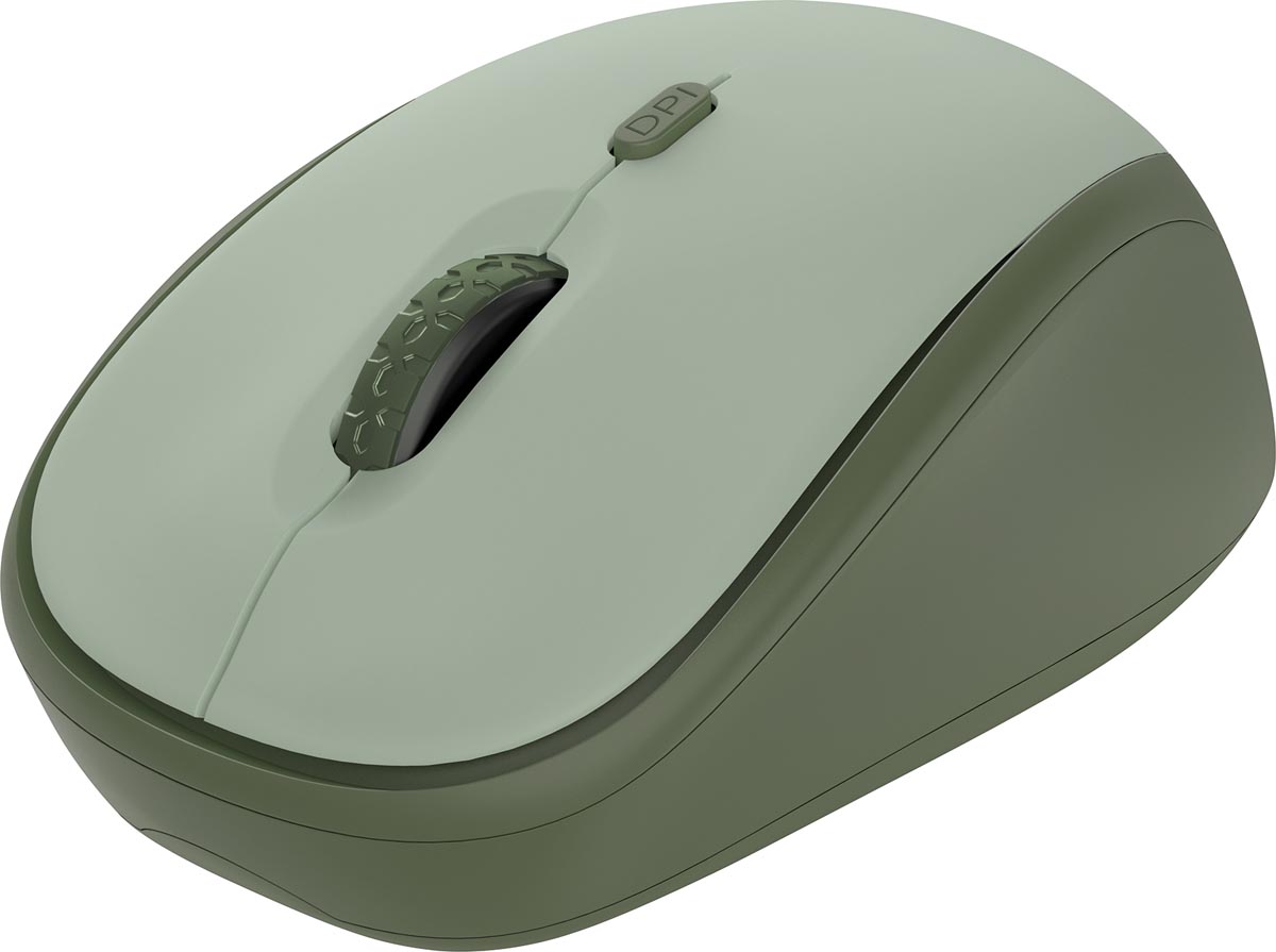 Trust YVI+ draadloze muis Eco, groen afbeelding