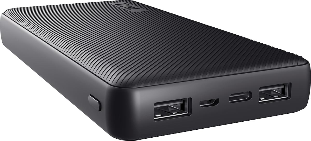 Trust Primo Eco powerbank, 20.000 mAh, zwart afbeelding