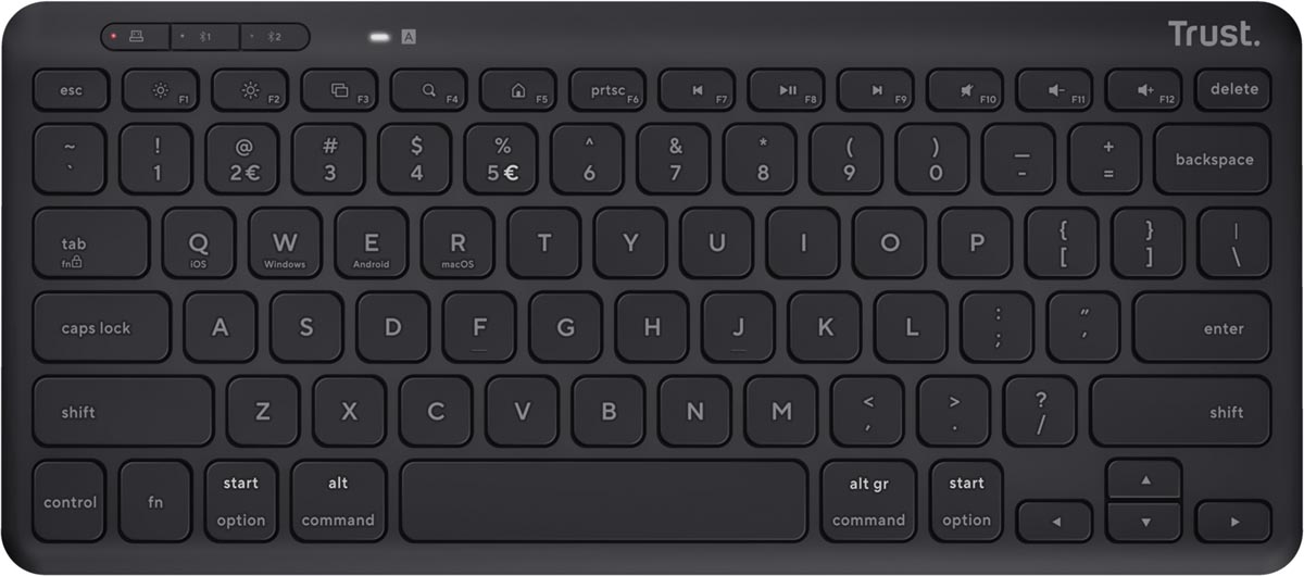 Trust Lyra Eco draadloos toetsenbord, qwerty Trust Lyra Eco draadloos toetsenbord, qwerty