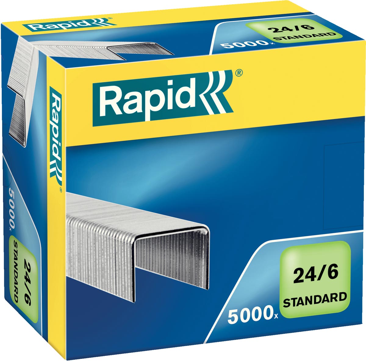 Rapid Nietjes 24/6, gegalvaniseerd, doos van 5.000 nietjes afbeelding