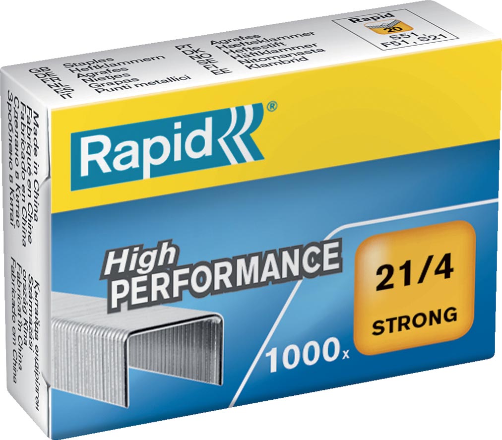 Rapid Strong Nietjes 21/4 - 1000 Nietjes