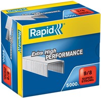 Rapid Nietjes 9/8, Gegalvaniseerd. doos van 5.000 nietjes