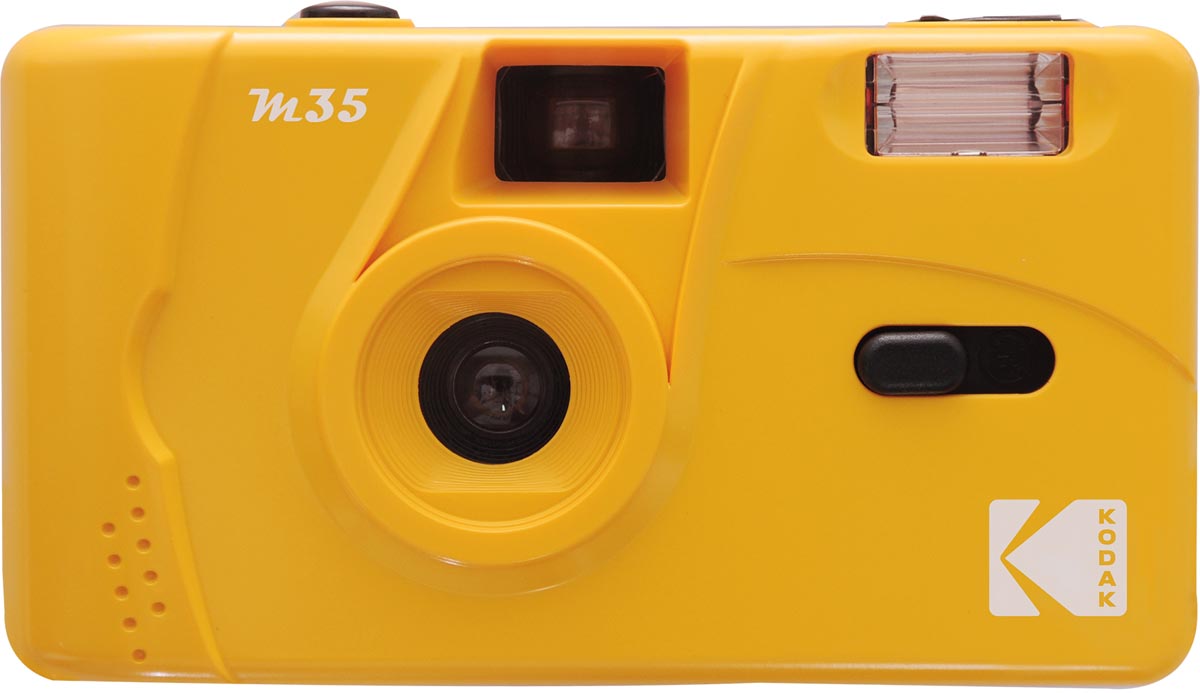 Kodak analoog fototoestel M35, geel Kodak analoog fototoestel M35, geel