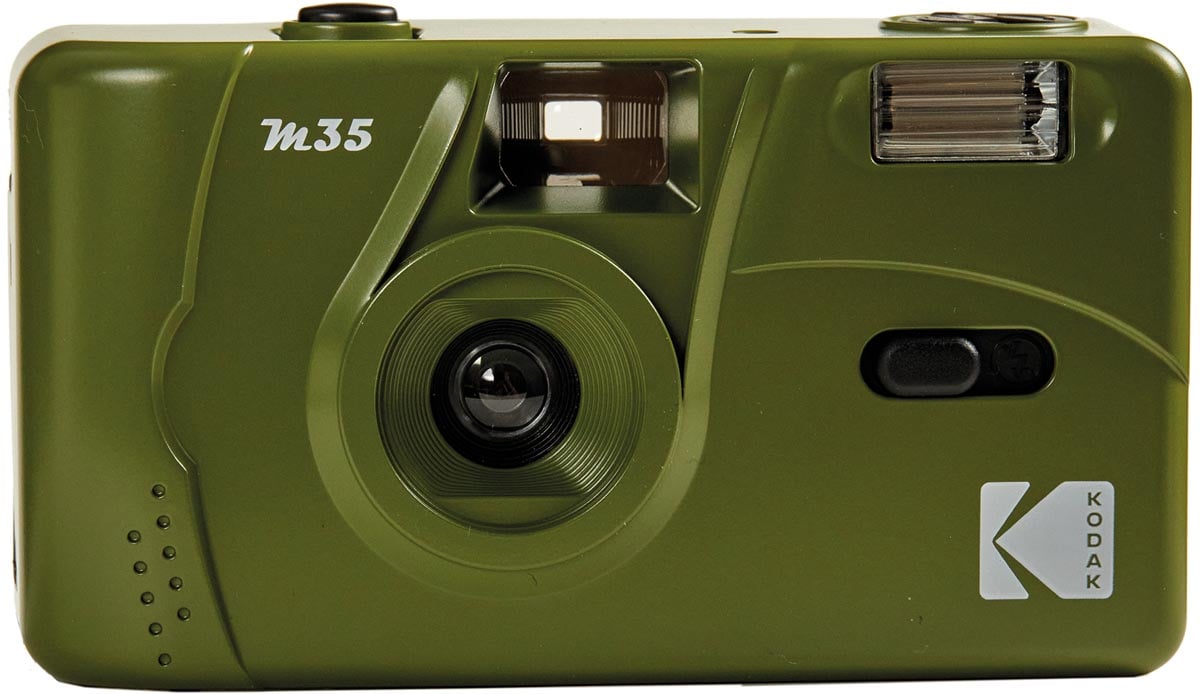 Kodak analoog fototoestel M35, olijfgroen Kodak analoog fototoestel M35, olijfgroen