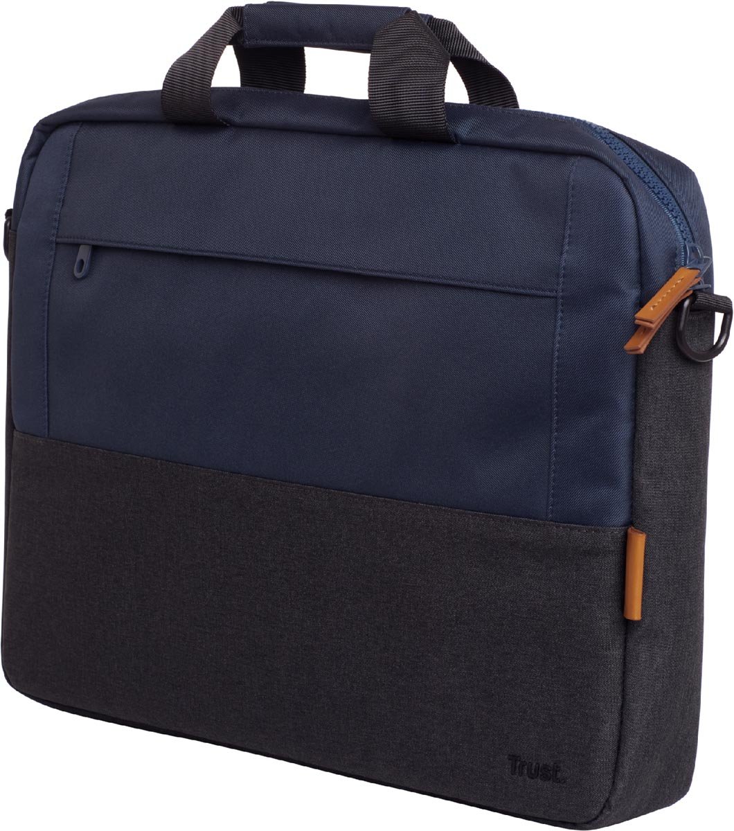 Trust laptoptas Lisboa voor 16 inch laptops, blauw afbeelding