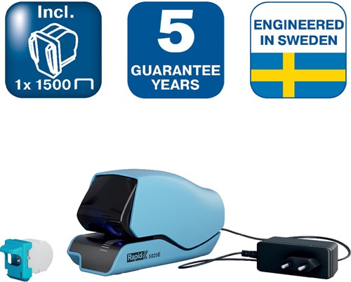 Rapid elektrische nietmachine Supreme 5025E, blauw-2
