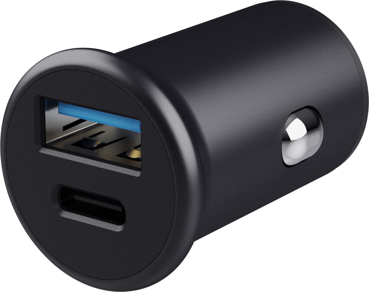 Trust Maxo snelle autolader, 38 W, 1 x USB-A en 1 x USB-C afbeelding