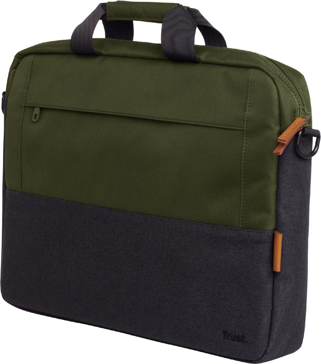 Trust laptoptas Lisboa voor 16 inch laptops, groen afbeelding