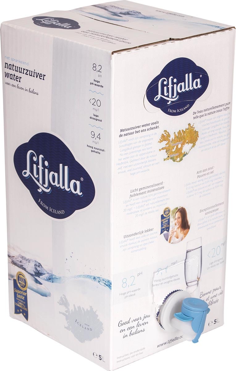 Lifjalla water, bag-in-box van 5 liter afbeelding