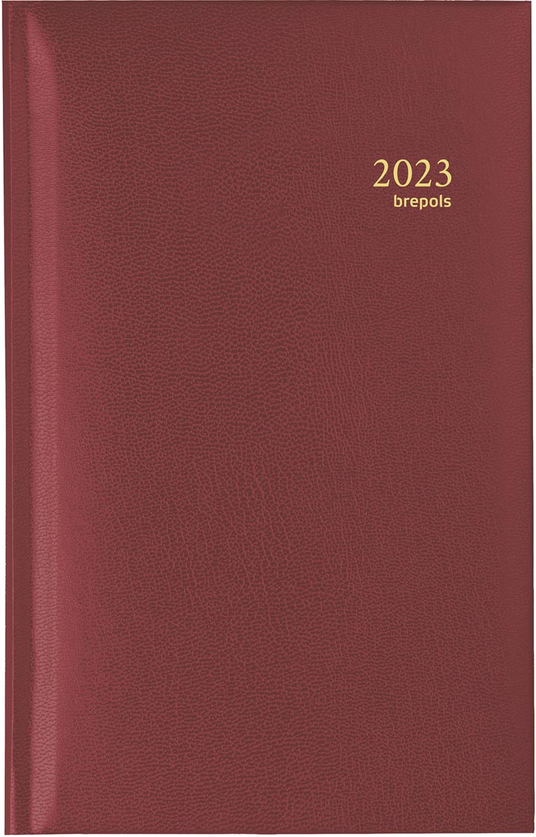 Brepols agenda Interplan Lima 6-talig, bordeaux, 2023 Brepols agenda Interplan Lima 6-talig, bordeaux, 2023