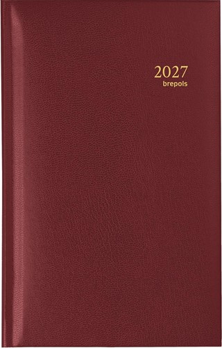 Brepols agenda Interplan Lima 6 langues, bordeaux, 2027