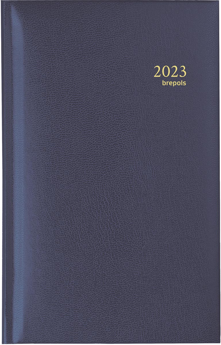 Brepols agenda Interplan Lima 6-talig, blauw, 2023 Brepols agenda Interplan Lima 6-talig, blauw, 2023