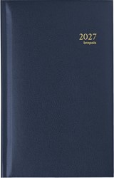 Brepols agenda Interplan Lima 6 langues, bleu 2027