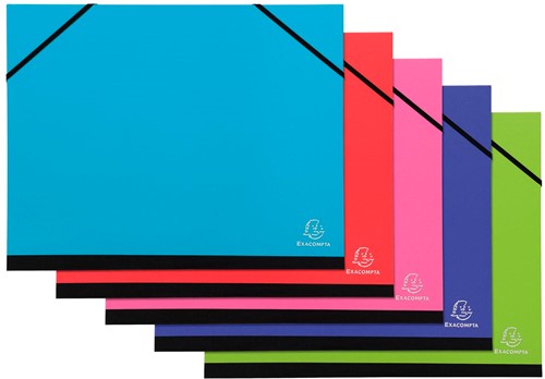Excacompta tekenmap Iderama 32 x 45 cm, pak van 5 stuks in geassorteerde kleuren-2