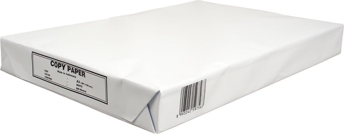 Kopieerpapier ft A3, 75 g, 160 CIE, pak van 500 vel afbeelding