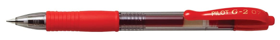 Pilot roller intrekbare Gelpen G-2 rood afbeelding